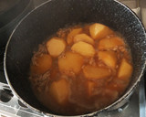 里芋と挽肉の煮物作り方3写真