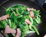 小松菜とベーコンのバター炒め作り方4写真