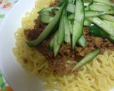 簡単！　回鍋肉の素でジャージャー麺作り方7写真