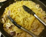 ♡シーフードのクリームパスタ♡作り方7写真