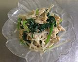 もやしと万能ねぎと鶏ささみのサラダ作り方3写真
