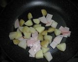 新じゃがとハムのチーズ炒め作り方5写真