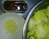 簡単♪春キャベ&アンチョビ柚子胡椒パスタ作り方1写真