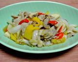 簡単♡豚バラ・エリンギ・野菜の醤油麹炒め作り方7写真