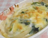 ✿牡蠣とぶなしめじとほうれん草のグラタン作り方10写真