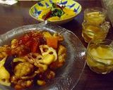 鳥もも肉の五目りんご酢あんかけ作り方27写真
