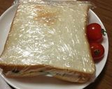 生ハムと卵の栄養サンドイッチ作り方6写真