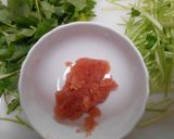 タラコとバターと三つ葉のパスタ作り方3写真