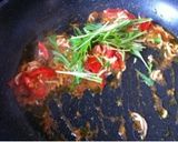 ランチに！トマトとシラスと水菜のパスタ作り方4写真