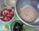 土鍋でパエリア作り方1写真