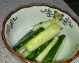 お口直しに きゅうりの浅漬？作り方3写真