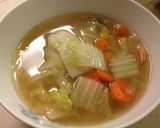 体があったまる　白菜とチキンの春雨スープ作り方6写真
