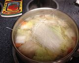 体があったまる　白菜とチキンの春雨スープ作り方5写真
