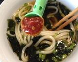 レンジ約5分de温たぬきわかめうどん♪作り方6写真