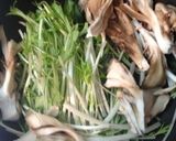 10分で完成☆簡単水菜のクリームパスタ作り方2写真