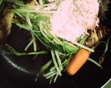 10分で完成☆簡単水菜のクリームパスタ作り方3写真