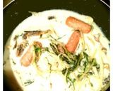 10分で完成☆簡単水菜のクリームパスタ作り方4写真