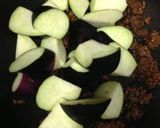 なすとピーマンの肉味噌炒め✾作り方1写真