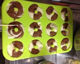 HMでチョコ×バナナマーブル焼きドーナツ作り方4写真