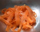 お弁当の隙間に★リボンにんじん作り方5写真