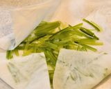 切干大根・たくあん・茎わかめの彩りサラダ作り方5写真
