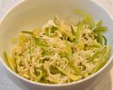 切干大根・たくあん・茎わかめの彩りサラダ作り方6写真