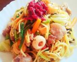 梅クラゲの和風焼きそば☆作り方5写真