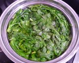 春菊のぽん酢おひたし作り方1写真