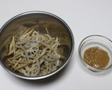 【農家のレシピ】れんこんとごぼうのサラダ作り方1写真