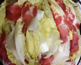 白菜と豚肉のはさみ蒸し☆時々大根♪作り方3写真
