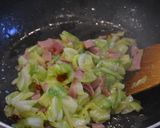 春キャベツとベーコンのアンチョビパスタ作り方6写真