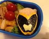 ＊キャラ弁＊キョウリュウピンク作り方8写真
