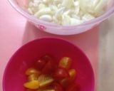 残りご飯でパエリヤ風☆作り方1写真