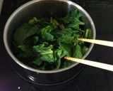 ジャコとほうれん草のおひたし★お弁当にも作り方1写真