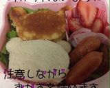 リラックマ&コリラックマサンド弁当作り方7写真