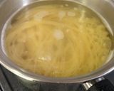簡単☆濃厚明太クリームパスタ作り方1写真