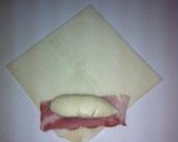 簡単！クリームチーズとベーコンの包み焼き作り方2写真