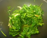 ❤ポパイほうれん草のたっぷりにんにく炒め作り方4写真