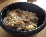 卵と牛肉の中華風丼作り方8写真