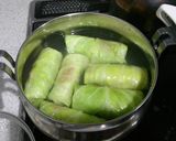 味噌バター風味のふわふわロールキャベツ作り方5写真