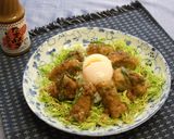 たまねぎドレッシングでキャベツかつ丼作り方6写真