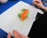 ビビン冷麺で生春巻き作り方5写真