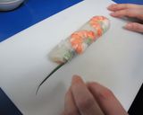 ビビン冷麺で生春巻き作り方6写真