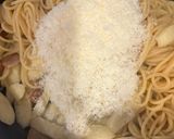 マコモダケとグアンチャーレのパスタ作り方7写真