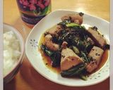レバーとほうれん草の甘辛煮作り方8写真