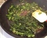 めんつゆで！かぶ（大根)の葉のピリ辛炒め作り方3写真