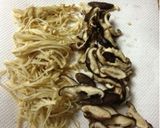 簡単ヘルシー干しきのこ＆青梗菜の塩麹炒め作り方3写真