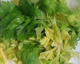 簡単美味♪セロリ葉とじゃこの醤油炒め作り方1写真
