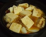 ピーラーで早煮!旨みの豚バラ肉豆腐作り方3写真