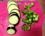お弁当★茄子ピーマンの味噌炒め作り方1写真